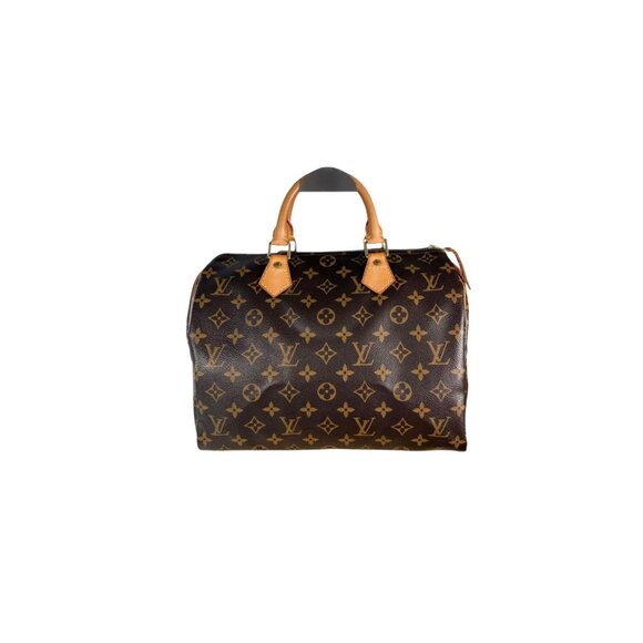 Louis Vuitton Monogram Speedy 30 Boston Bag W/Dust Bag, Lock & Key - Picture 1 of 9